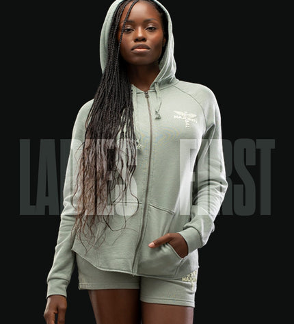 Ladies First x Freedom Isn't Free Cropped by Karen HunterHoodie