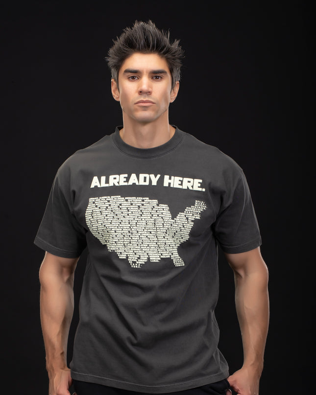 Already Here Vintage Black T-Shirt