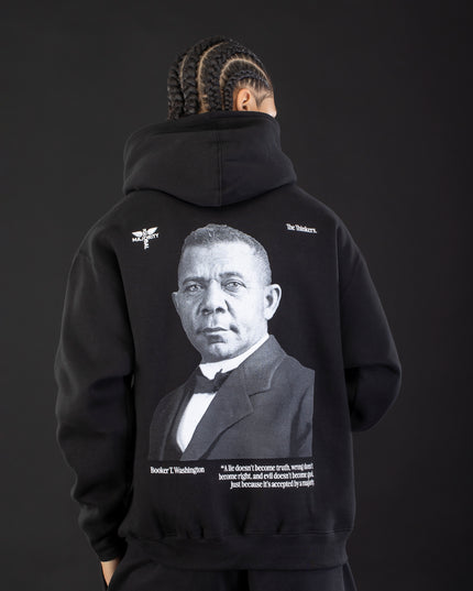 Booker T. Washington Premium Black Hoodie
