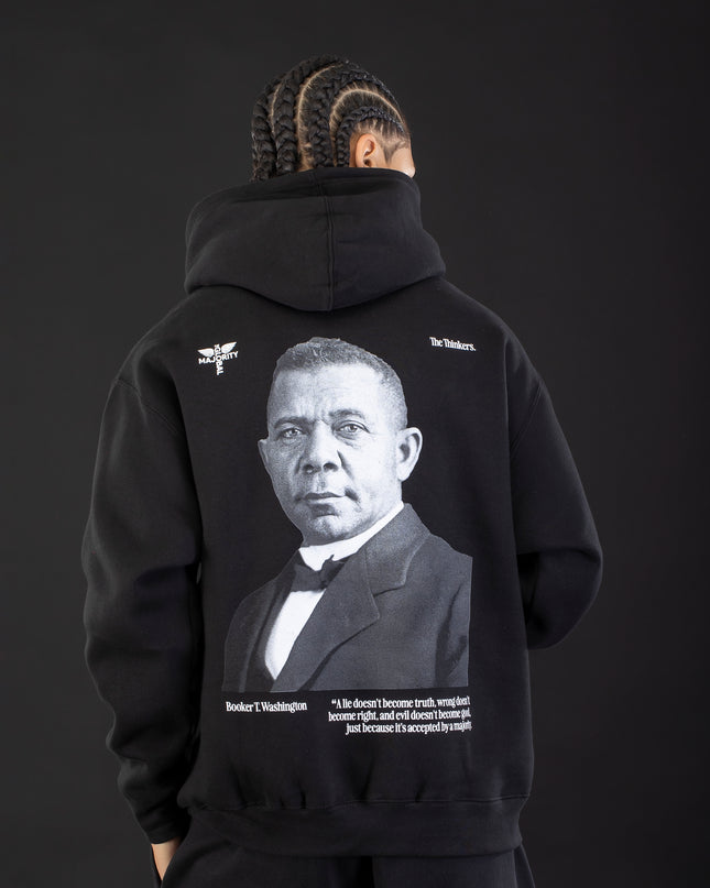 Booker T. Washington Premium Black Hoodie