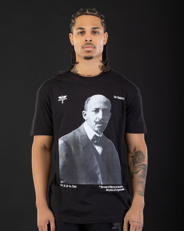 W.E.B DuBois Premium Black Short Sleeve Tee