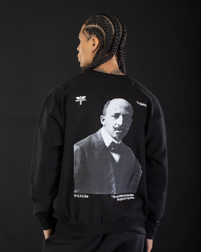 W.E.B. DuBois Premium Black Sweatshirt