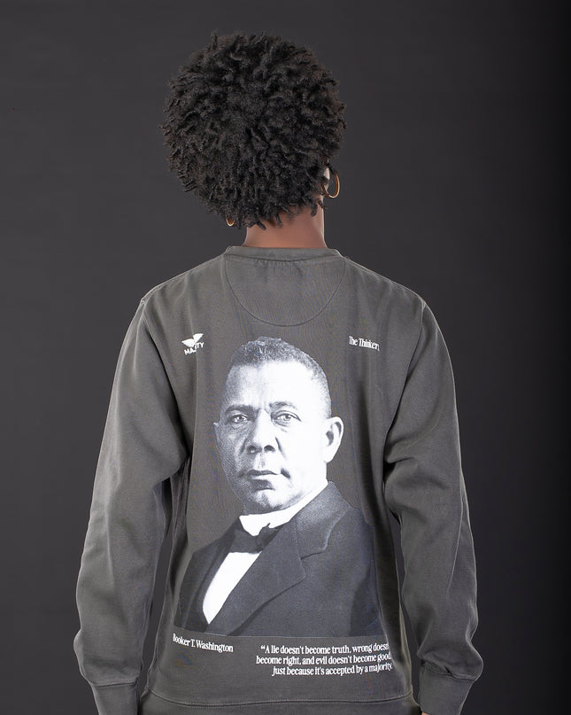 Booker T. Washington Premium Vintage Black Sweatshirt