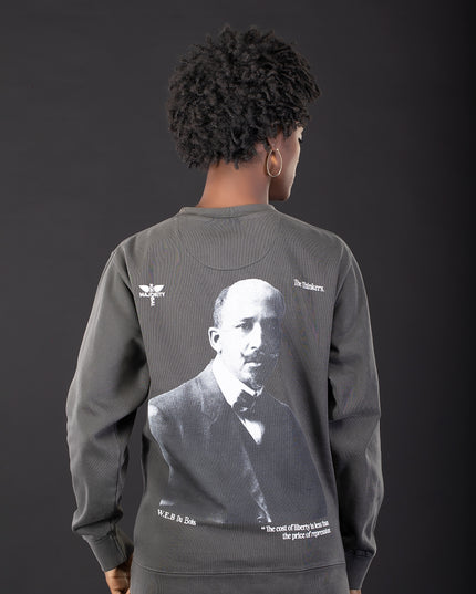 W.E.B. DuBois Premium Vintage Black Sweatshirt