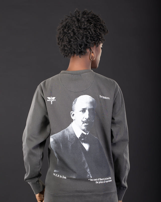 W.E.B. DuBois Premium Vintage Black Sweatshirt