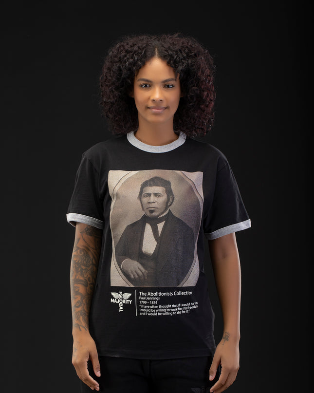 Premium Paul Jennings Black Ringer T-Shirt