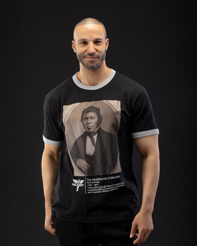 Premium Paul Jennings Black Ringer T-Shirt