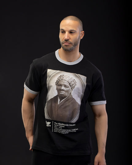 Premium Harriet Tubman Black Ringer T-Shirt