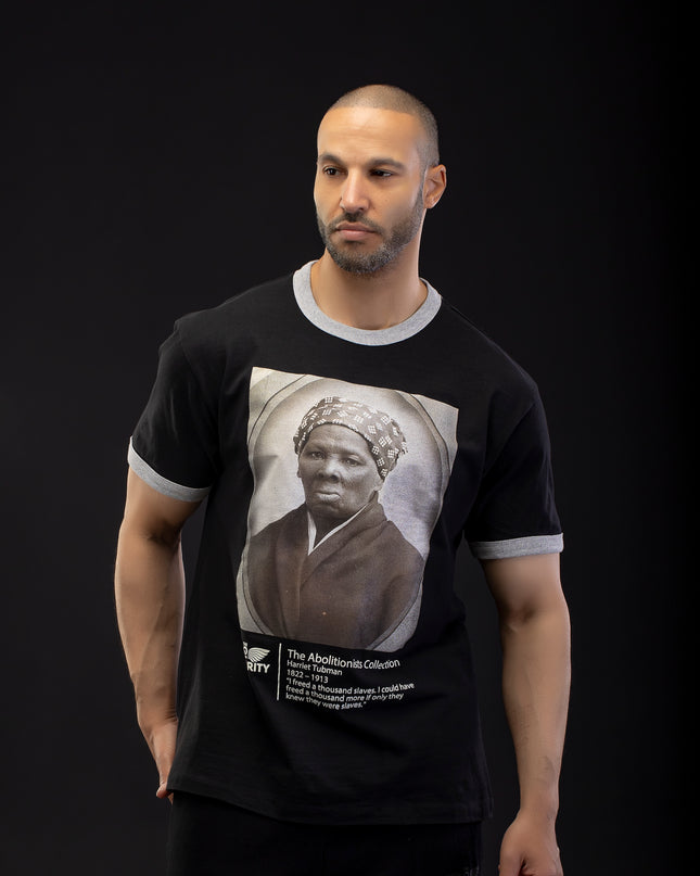 Premium Harriet Tubman Black Ringer T-Shirt