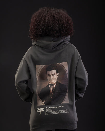 Premium John Brown Vintage Black Heavy Hoodie