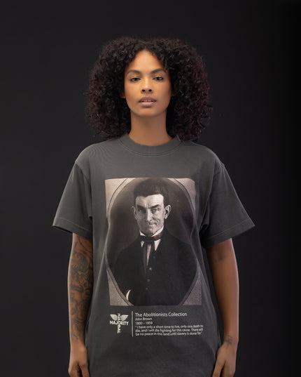 Premium John Brown Heavy Vintage Black T-Shirt