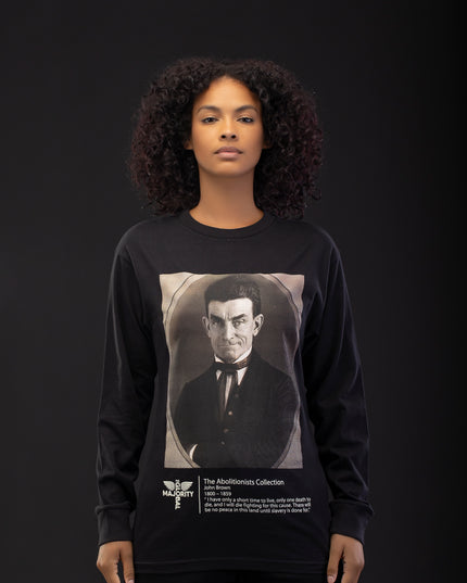 Premium John Brown Black LS T-Shirt