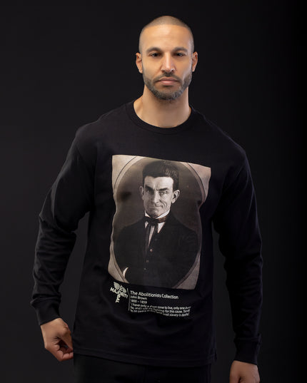 Premium John Brown Black LS T-Shirt