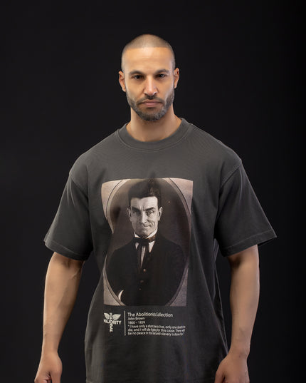 Premium John Brown Heavy Vintage Black T-Shirt