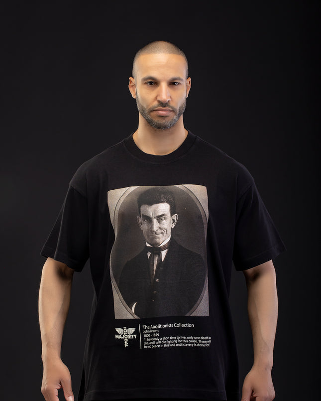 Premium John Brown Heavy Black T-Shirt