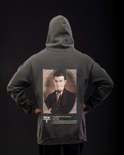 Premium John Brown Vintage Black Heavy Hoodie