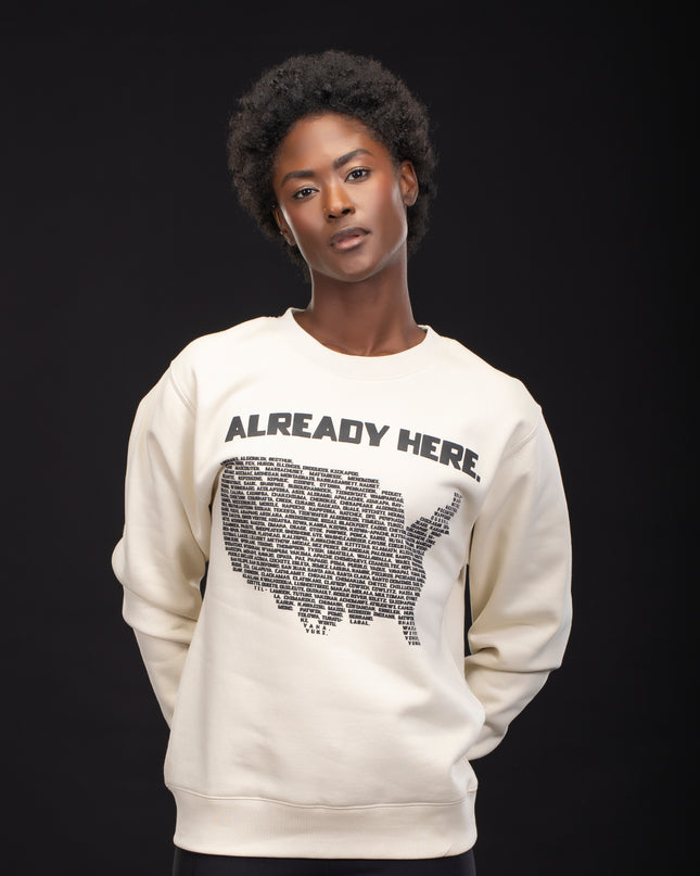 Already Here Bone Heavy Sweatshirt