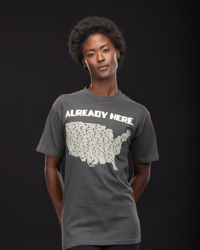 Already Here Vintage Black T-Shirt