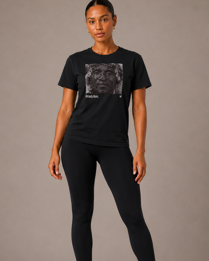 Already Here 2026 Black Premium Tee