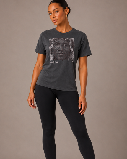 Already Here 2026 Charcoal Premium Tee