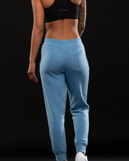 STAY READY x TGM LOGO PIGMENT WASH JOGGERS SKY BLUE