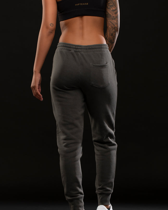 STAY READY x TGM LOGO PIGMENT WASH JOGGERS BLACK