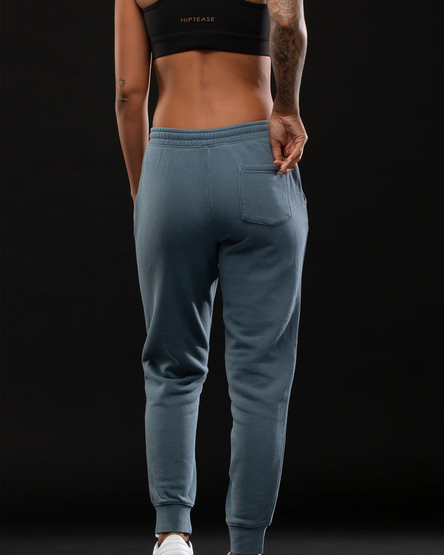 STAY READY x TGM LOGO PIGMENT WASH JOGGERS BLUE