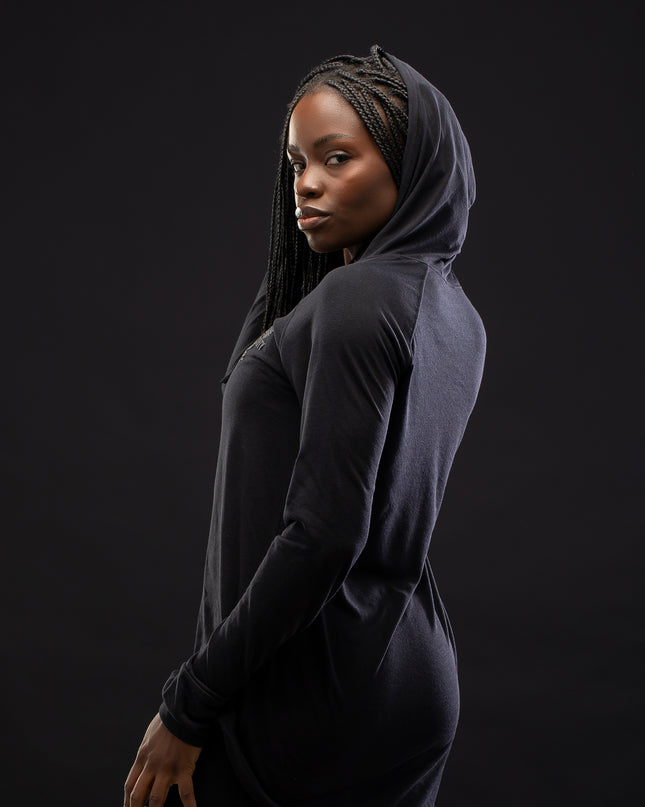 Women's Active V-Neck Hoodie Shirt