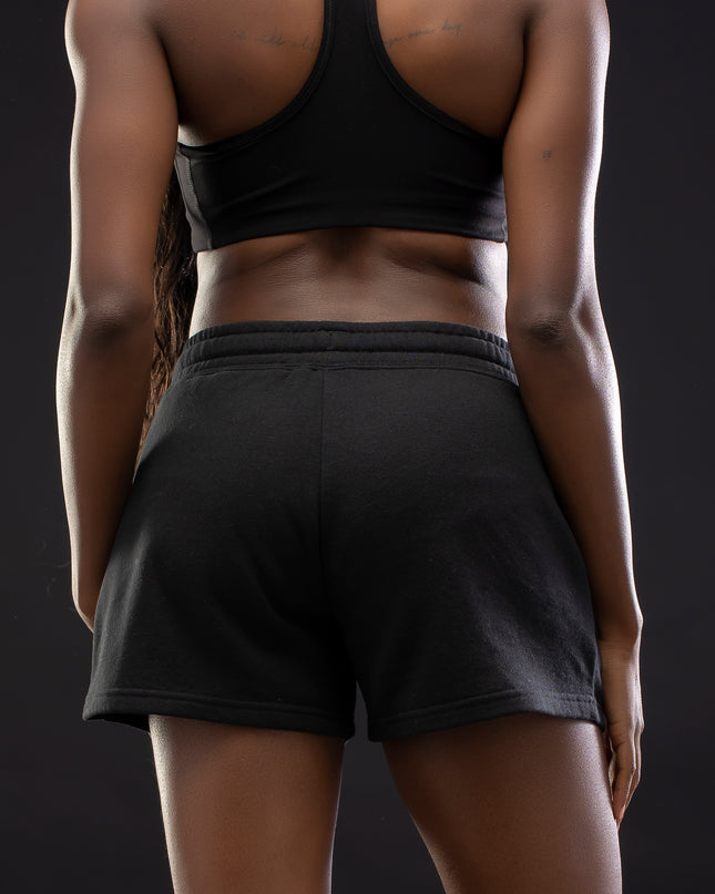 Women’s Logo Vintage Wash Black Shorts