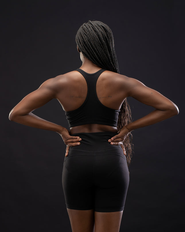 Women's Active Black Bra