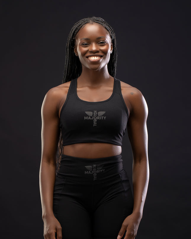 Women's Active Black Bra
