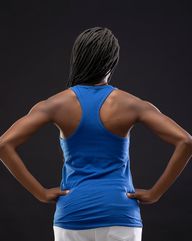 Women's Racerback Royal Blue Tank