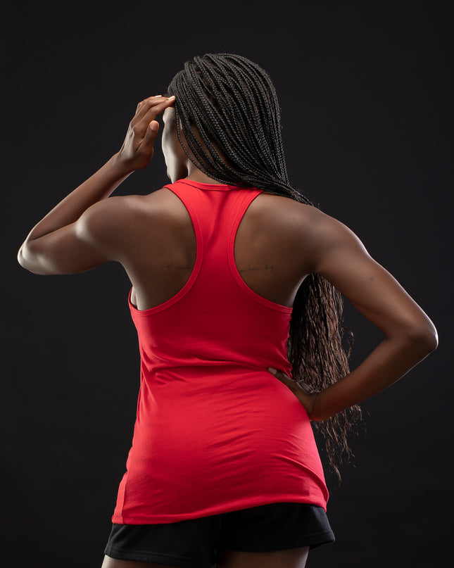 Women's Racerback Red Tank
