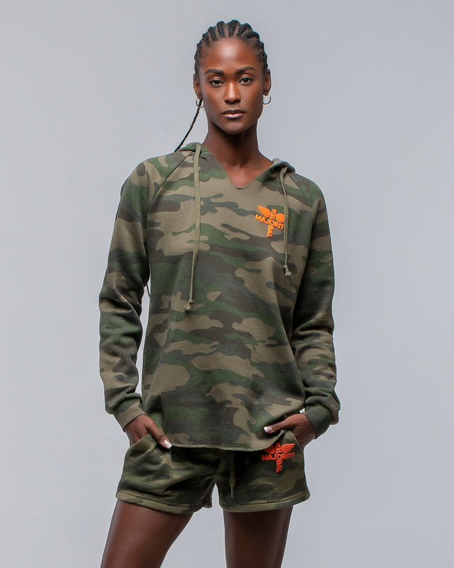 Women’s TGM Logo Cotton Blend Camo Hoodie