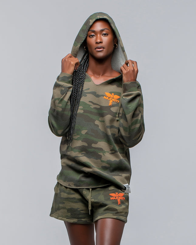 Women’s TGM Logo Cotton Blend Camo Hoodie
