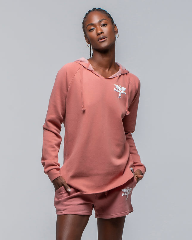 Women’s TGM Logo Cotton Blend Summer Rose Hoodie