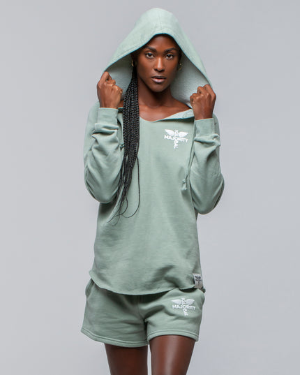 Women’s TGM Logo Cotton Blend Summer Sage Hoodie