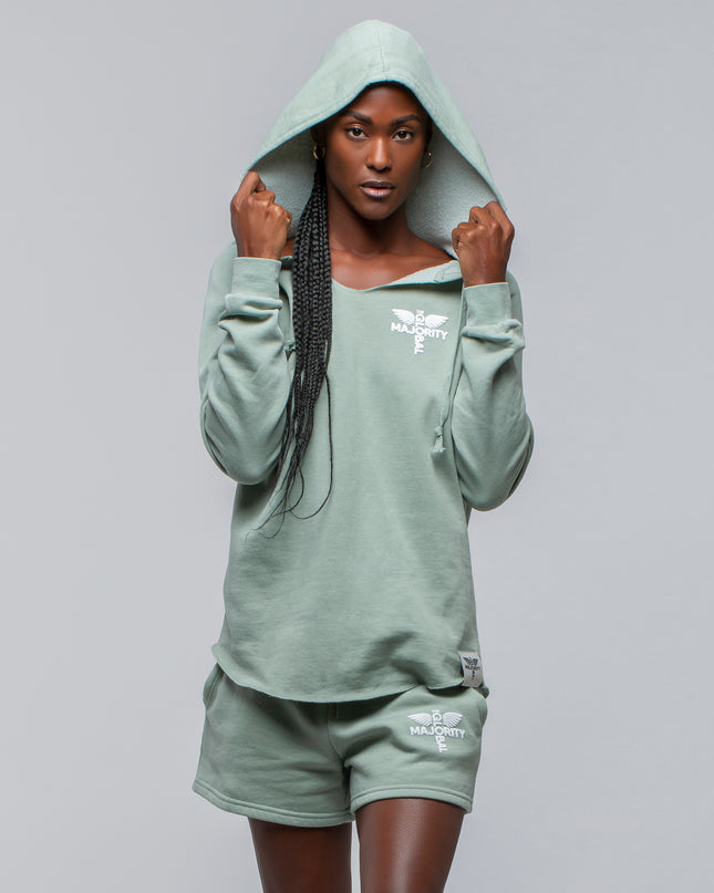 Women’s TGM Logo Cotton Blend Summer Sage Hoodie