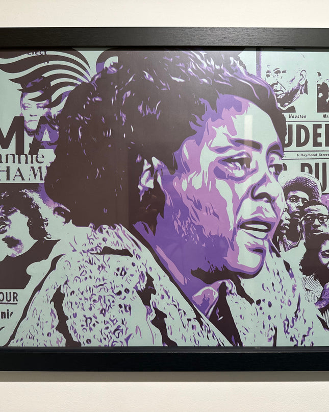 THE GLOBAL MAJORITY x FANNIE LOU HAMER "FLH" LIMITED EDITION PRINT