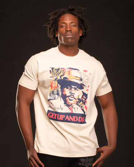 PREMIUM MARCUS GARVEY SS T-SHIRT BONE