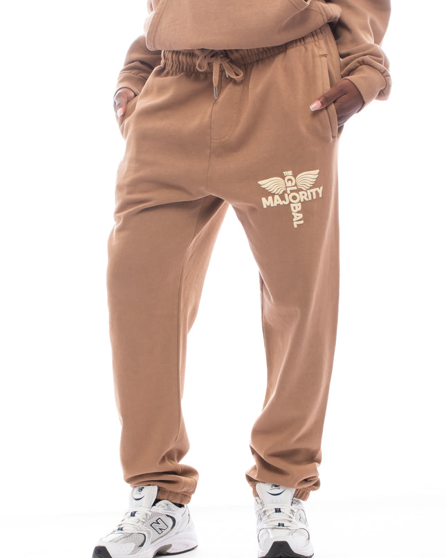 Logo Mocha Brown Heavyweight Joggers