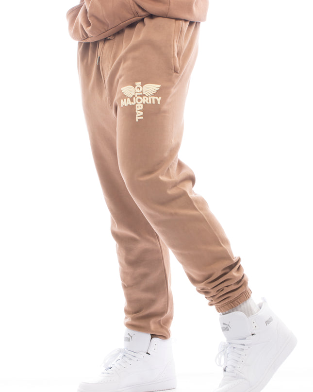 Logo Mocha Brown Heavyweight Joggers