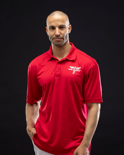 Onyx Performance Red Polo Shirt