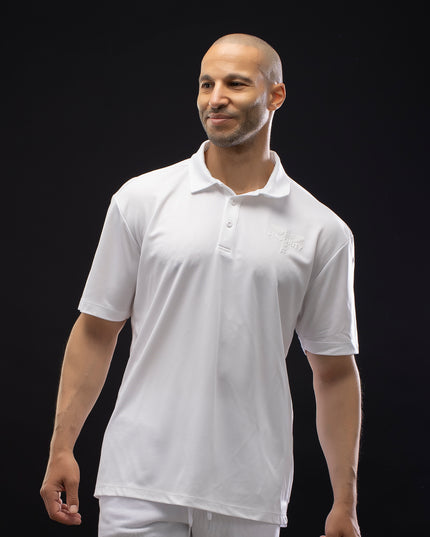 Onyx Performance White Polo Shirt
