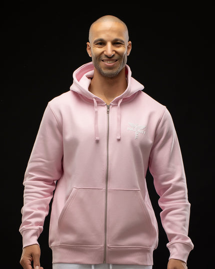 Summer Collection Pink Zip Hoodie