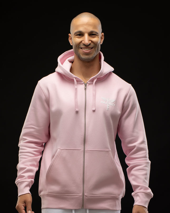 Summer Collection Pink Zip Hoodie