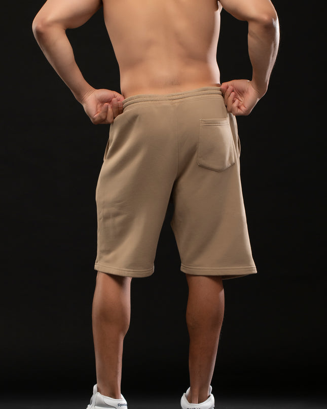 STAY READY x TGM LOGO PIGMENT WASH SHORTS SAND