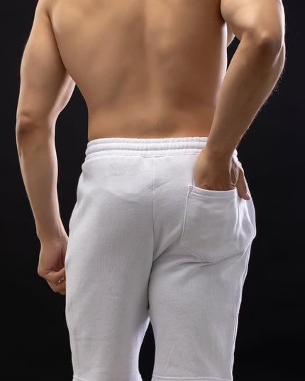 Athletic Logo White Shorts