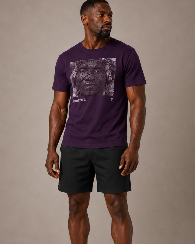 Already Here 2026 Plum Premium Tee