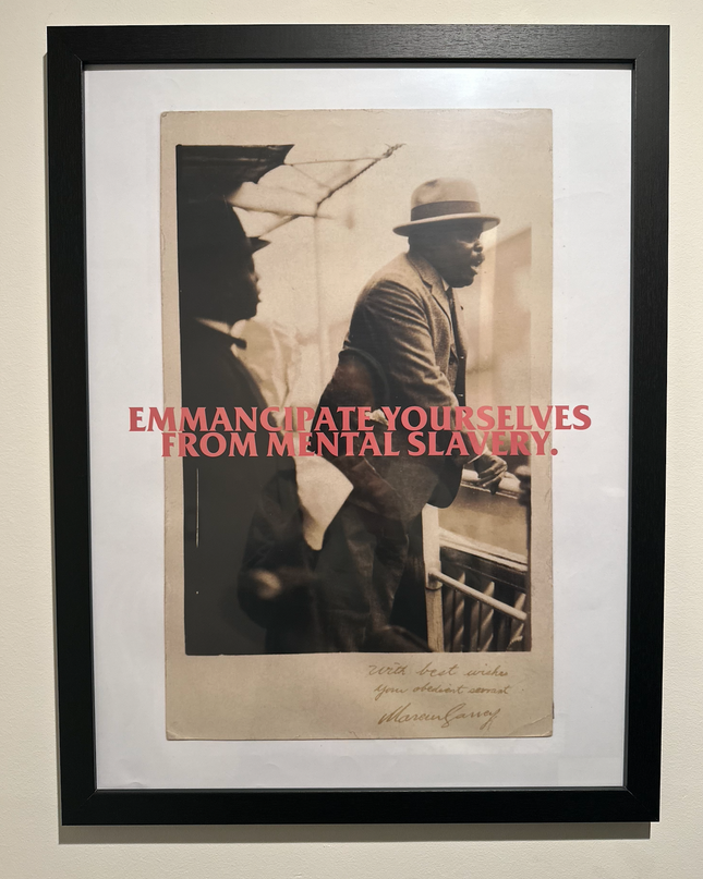 THE GLOBAL MAJORITY x MARCUS GARVEY "EMANCIPATE" LIMITED EDITION PRINT